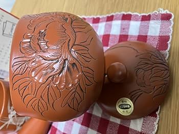 昭和レトロ　古董　当時物　40年前の常滑焼茶器セットと電子レンジ調理器 昭和レトロ 古董 当時物 40年前の常滑焼茶器セットと電子レンジ